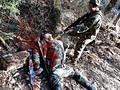 手負い熊射止めたぜ(cg加工)