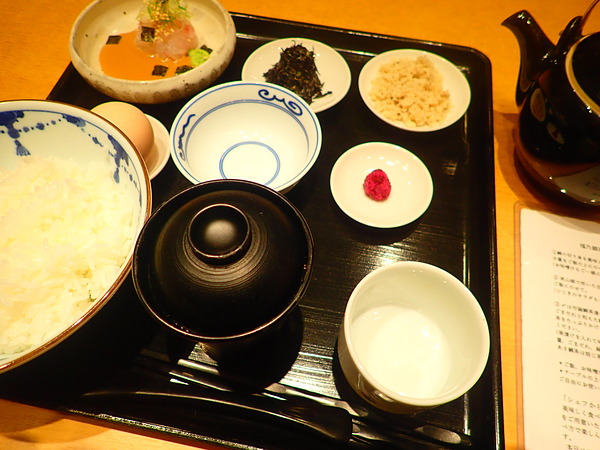 第7弾は鯛茶漬け&コーチン卵