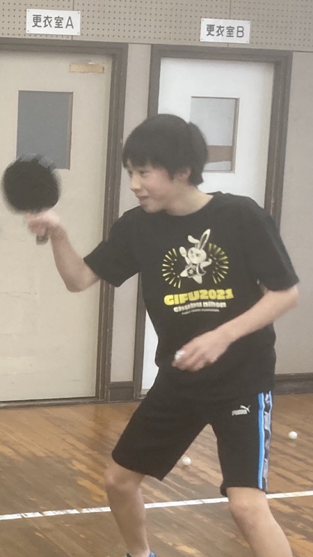 フォアハンドの練習