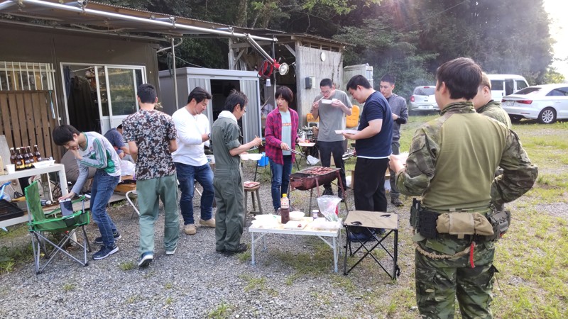 みんなで持ち寄りBBQ