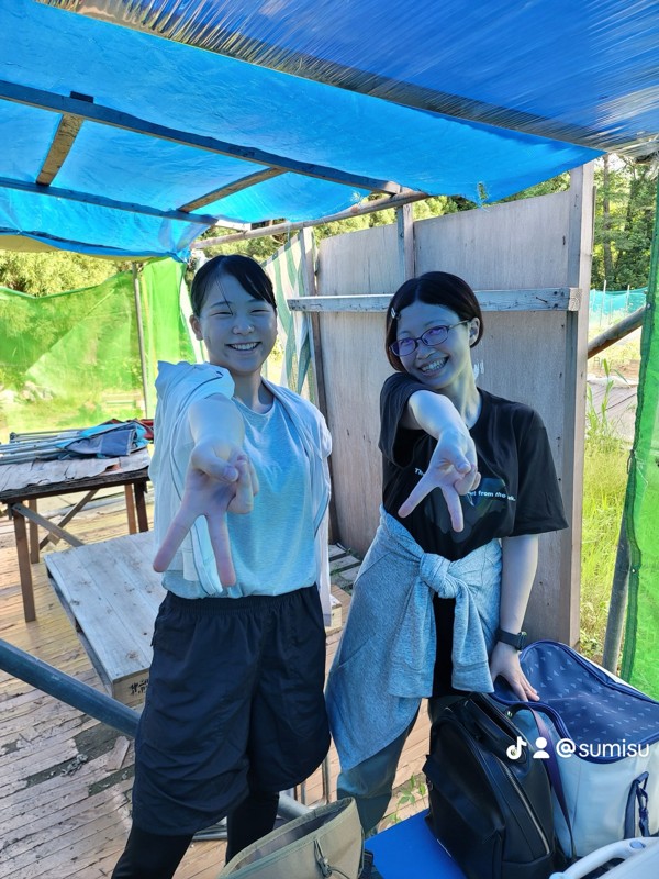 女子も来ます