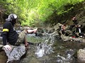 お昼休みに川で!